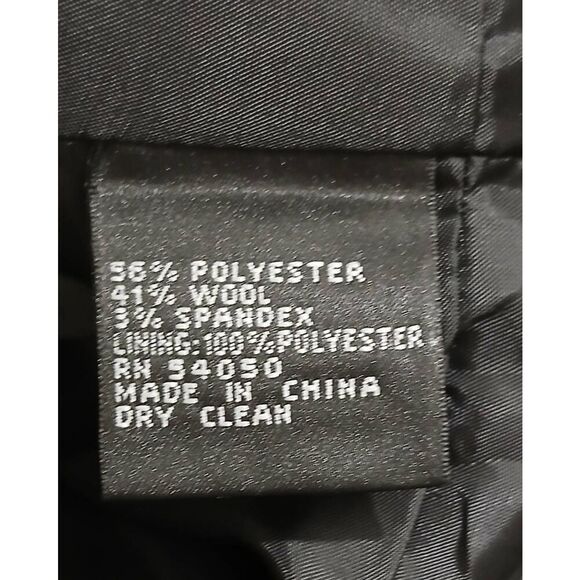 Anne Klein Womens size 6 petite gray work blazer lightweight all season - Picture 8 of 8